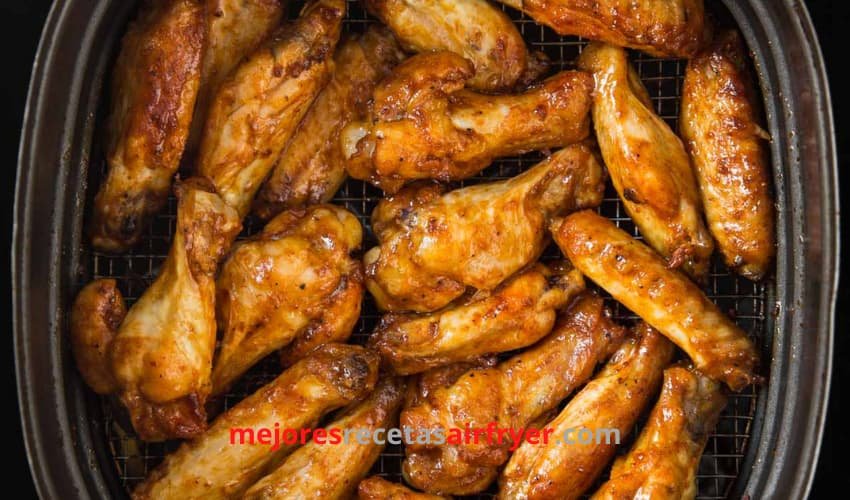 Alitas de Pollo Hawainas en la Freidora de Aire 2 Alitas de Pollo Hawainas