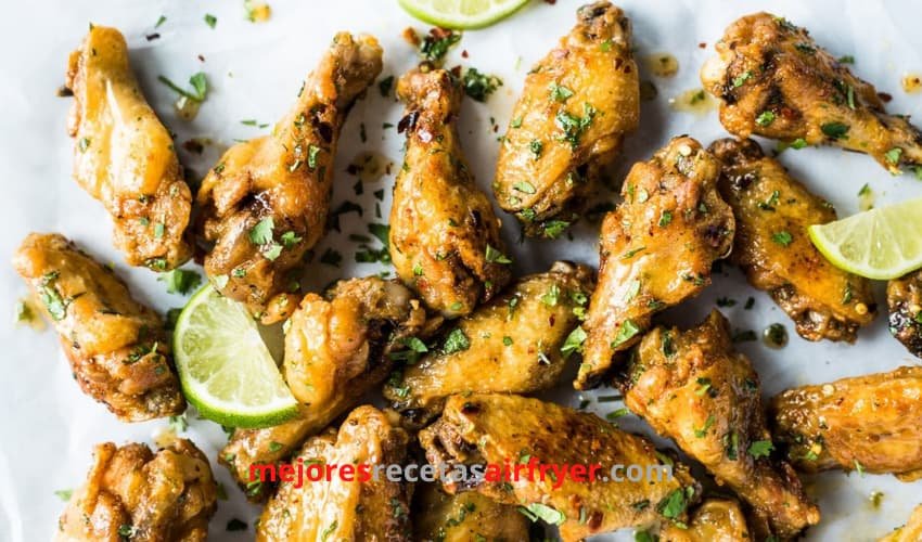 Alitas de Pollo con Salsa de Miel y Limón