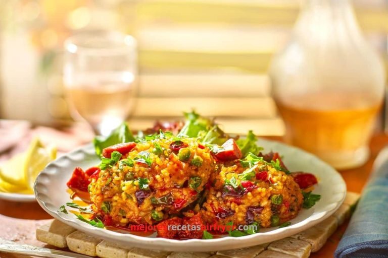 Arroz Estilo Paella en la Freidora de Aire