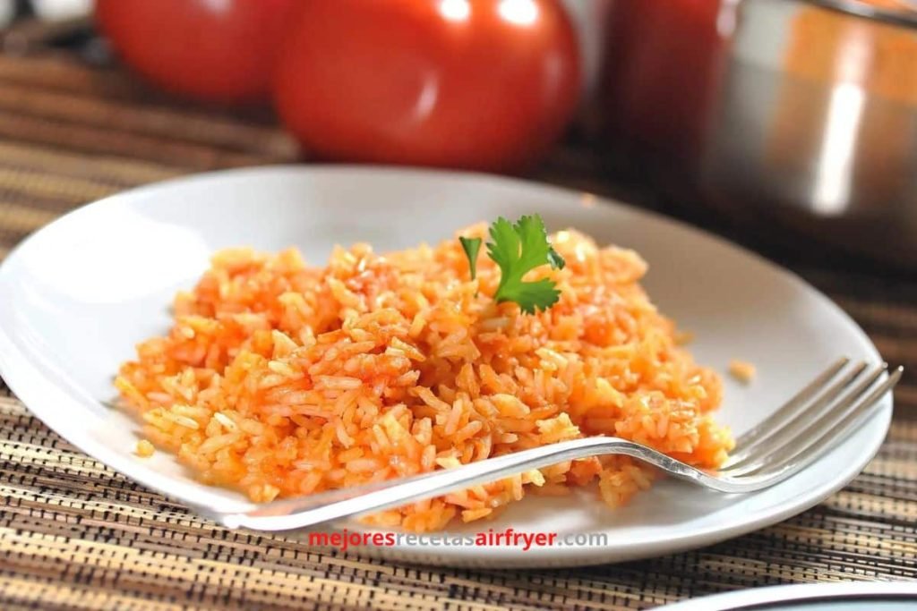 Arroz Mexicano en la Freidora de Aire