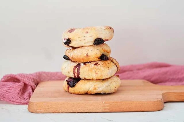 Bagels de arándanos7