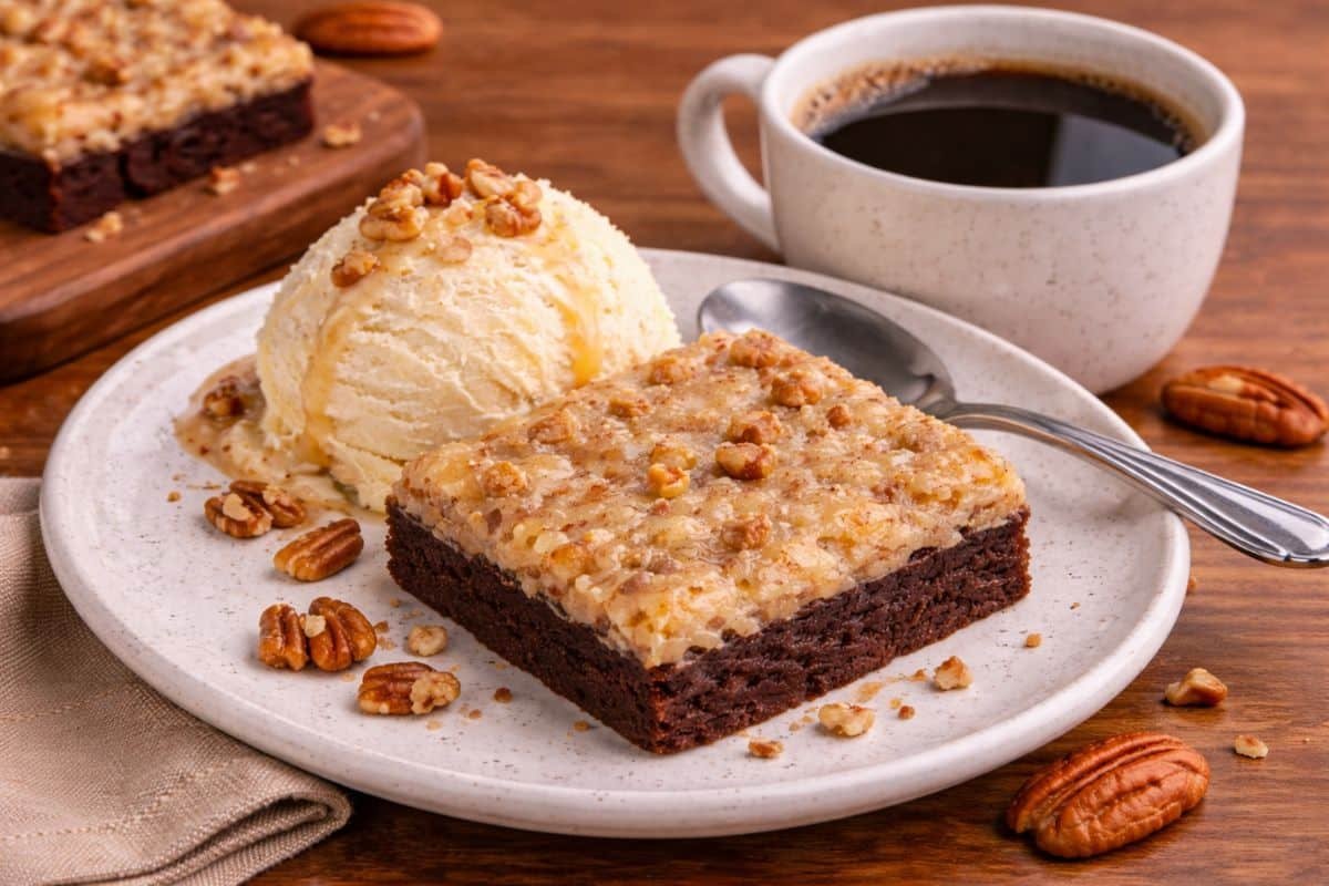 Barras de chocolate alemán con coco y nuez