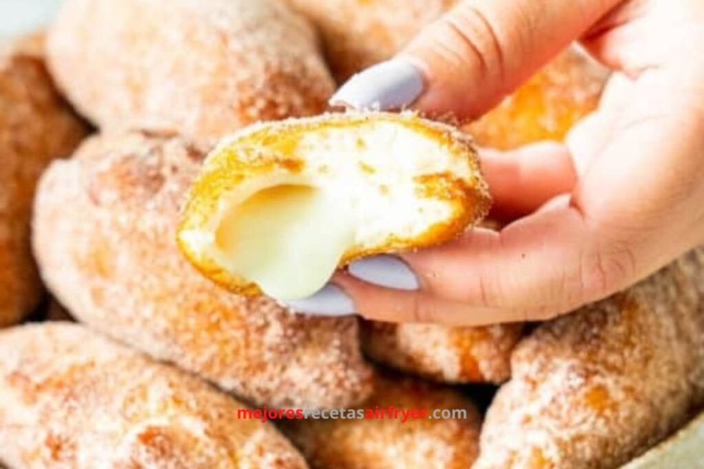 Buñuelos de Queso Crema con Especias de Calabaza en la Freidora de Aire