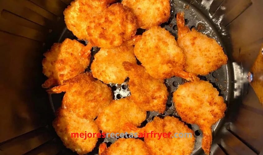 Camarones Apanados en la Freidora de Aire 2 Camarones Apanados en la air fryer