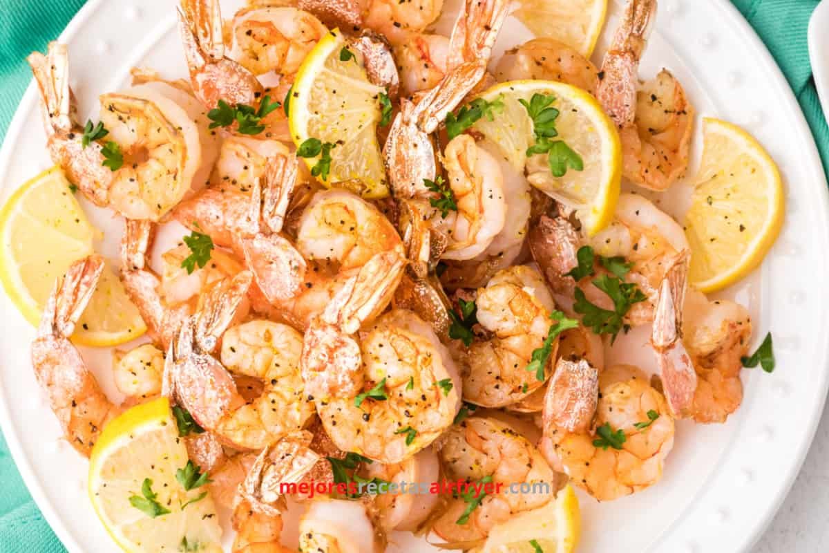 Camarones con Limón y Pimienta en la air fryer