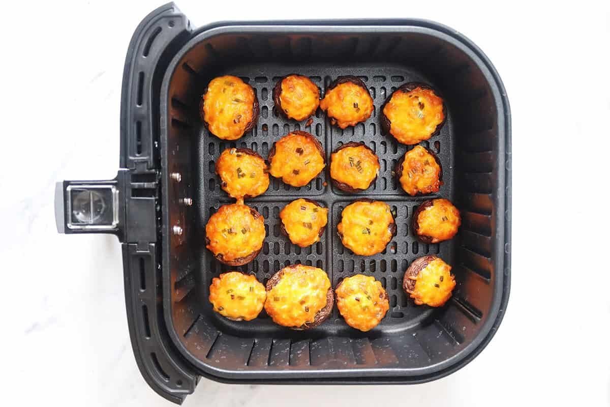 Champiñones rellenos en airfryer 6 Champiñones rellenos1