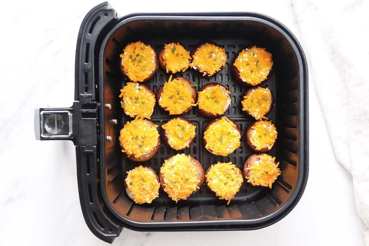Champiñones rellenos en airfryer 5 Champiñones rellenos2