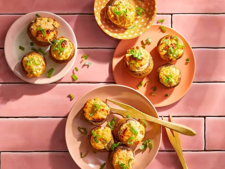 Champiñones rellenos en airfryer 7 Champiñones rellenos5