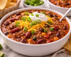 Chili Blue Ribbon casero y sustancioso