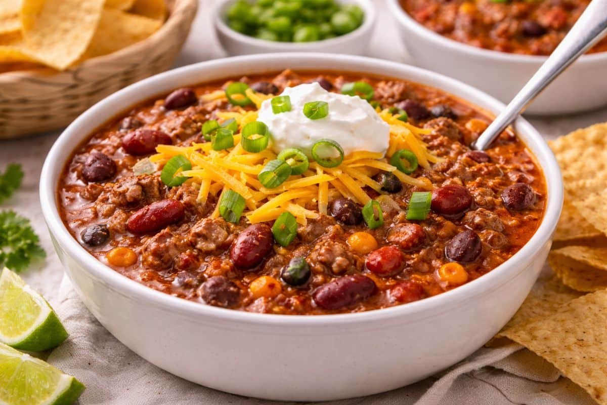 Chili Blue Ribbon casero y sustancioso