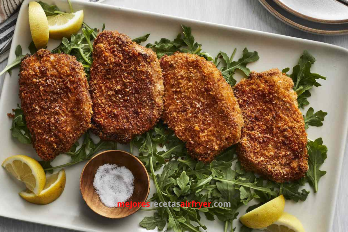 Chuletas De Cerdo Con Miel Y Mostaza en la Freidora de Aire