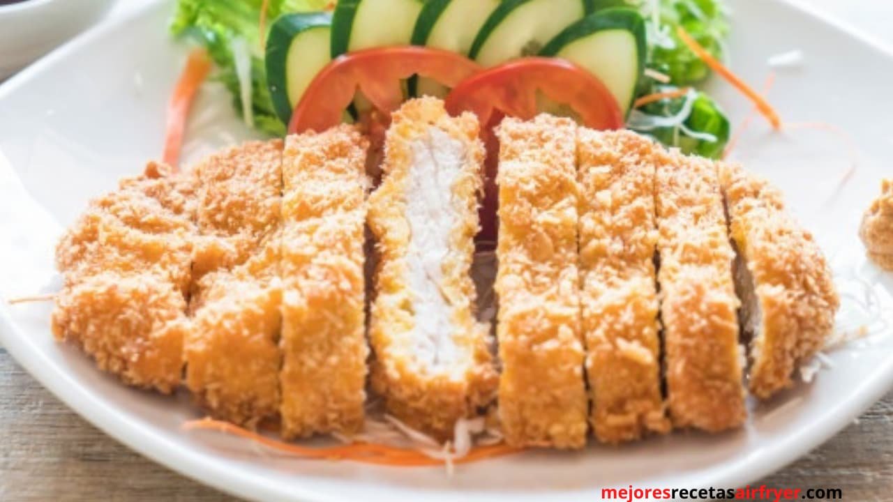 Chuletas de cerdo con Queso parmesano para preparar con la Freidora de aire