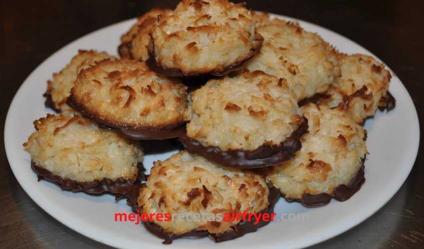 Cocadas con Lima y Chocolate Negro en la Freidora de Aire
