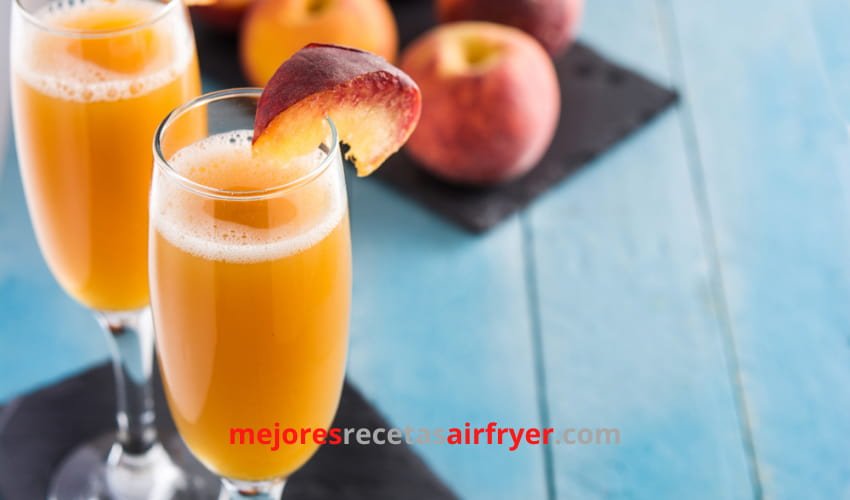 Cóctel Bellini de Melocotón 2 Cóctel Bellini de Melocotón