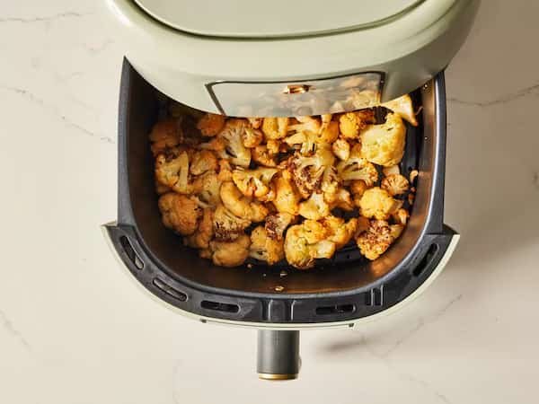 Coliflor asada en airfryer 5 Coliflor asada en freidora5