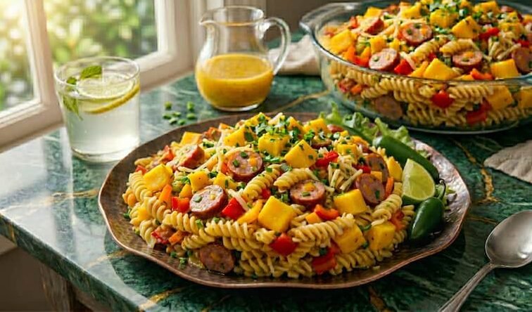 Cómo almacenar la ensalada de pasta y mango