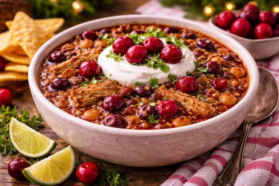 Cómo cocinar el chili de pavo y arándanos paso a paso