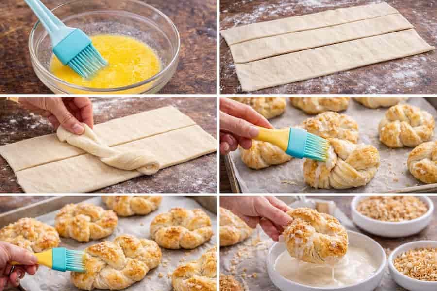 Cómo dar forma y hornear unos Coco Knots perfectos