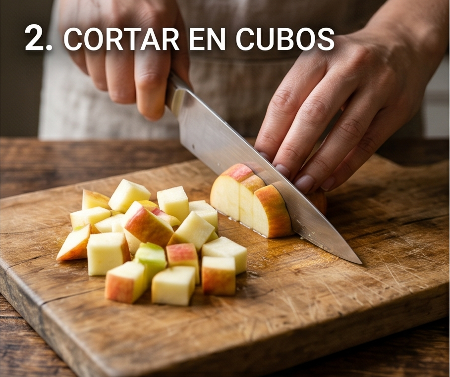 Cómo hacer esta refrescante ensalada de manzana y nueces5