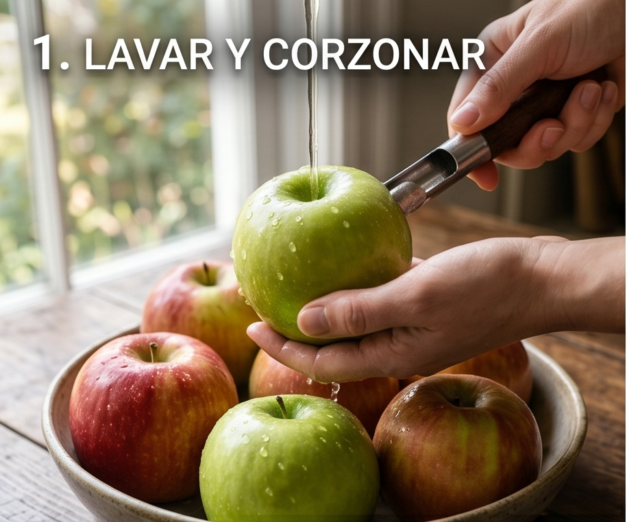 Cómo hacer esta refrescante ensalada de manzana y nueces6