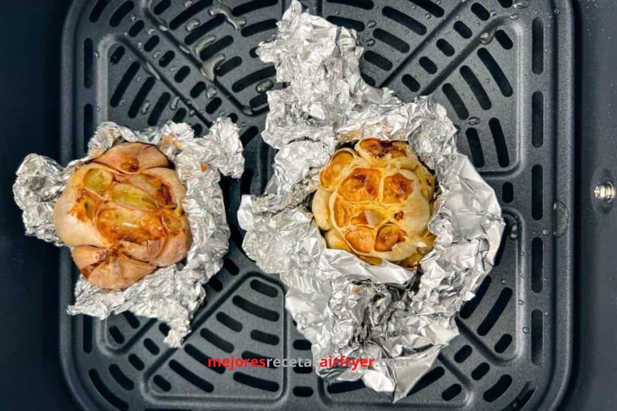 Cómo preparar Ajo Asado en la Freidora de Aire-1