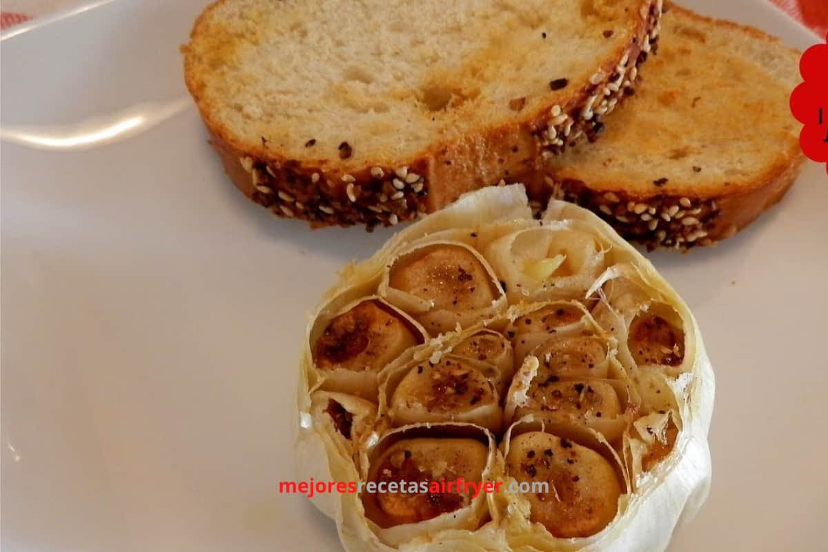 Cómo preparar Ajo Asado en la Freidora de Aire-2