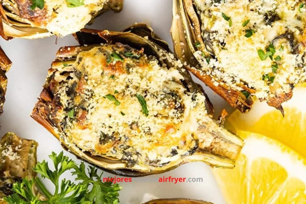 Cómo preparar Alcachofas Rellenas en la Freidora de Aire-2