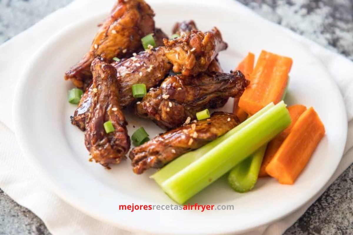 Alitas de Pollo Teriyaki en la Freidora de Aire 4 Cómo preparar Alitas de Pollo Teriyaki en la Freidora de Aire-3