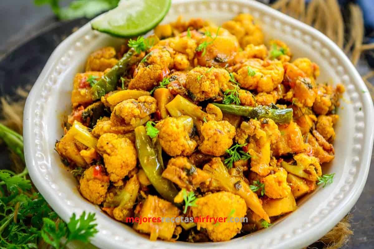 Receta de Aloo Gobi en la Freidora de Aire 3 Cómo preparar Aloo Gobi en la Freidora de Aire-2