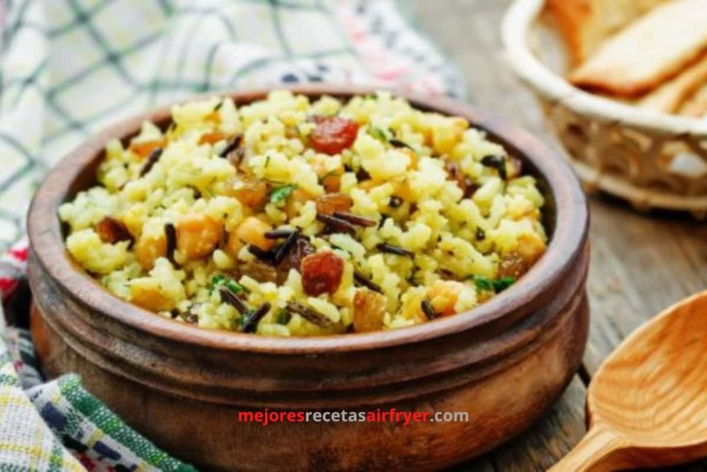 Cómo preparar Arroz Japonés en la Freidora de Aire-1