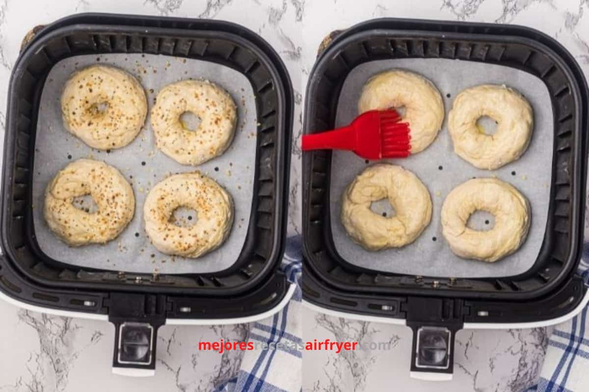 Deliciosos Bagels en la Freidora de Aire 2 Cómo preparar Bagels en la Freidora de Aire-1
