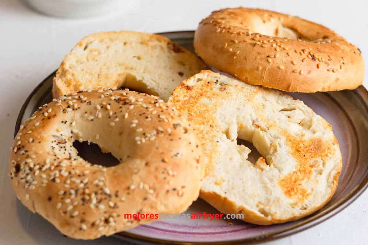 Deliciosos Bagels en la Freidora de Aire 3 Cómo preparar Bagels en la Freidora de Aire-2