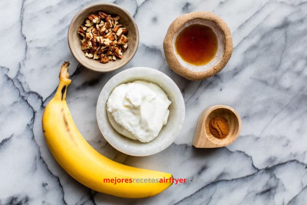 Cómo preparar Banana Split en la Freidora de Aire-1