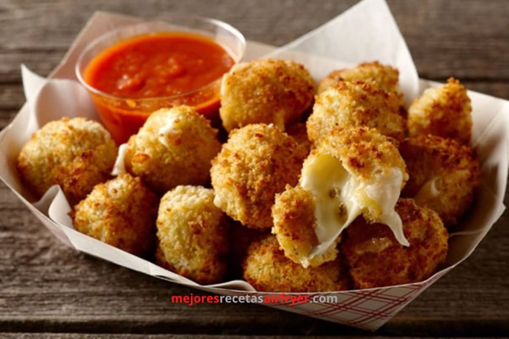 Cómo preparar Bolas de Mozzarella en la Freidora de Aire-2