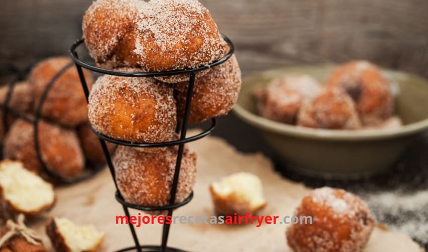 Buñuelitos con Canela y Azúcar en la Freidora de Aire 2 Cómo preparar Buñuelitos con Canela y Azúcar en la Freidora de Aire