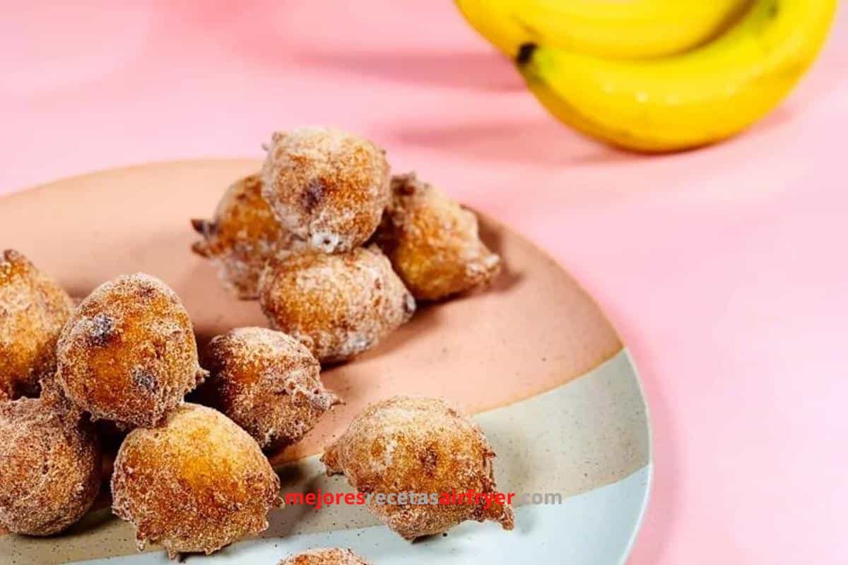 Cómo preparar Buñuelos de Plátano en la Freidora de Aire-2