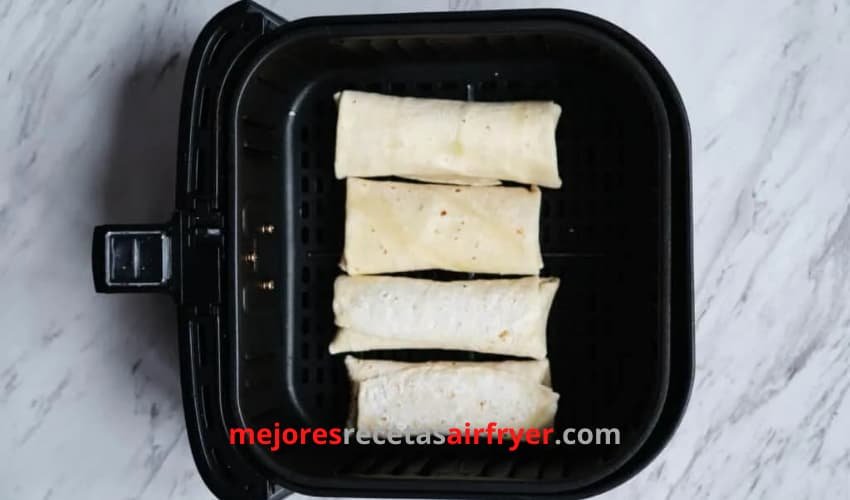 Burritos de Cerdo en la Freidora de Aire 2 Cómo preparar Burritos de Cerdo en la Freidora de Aire