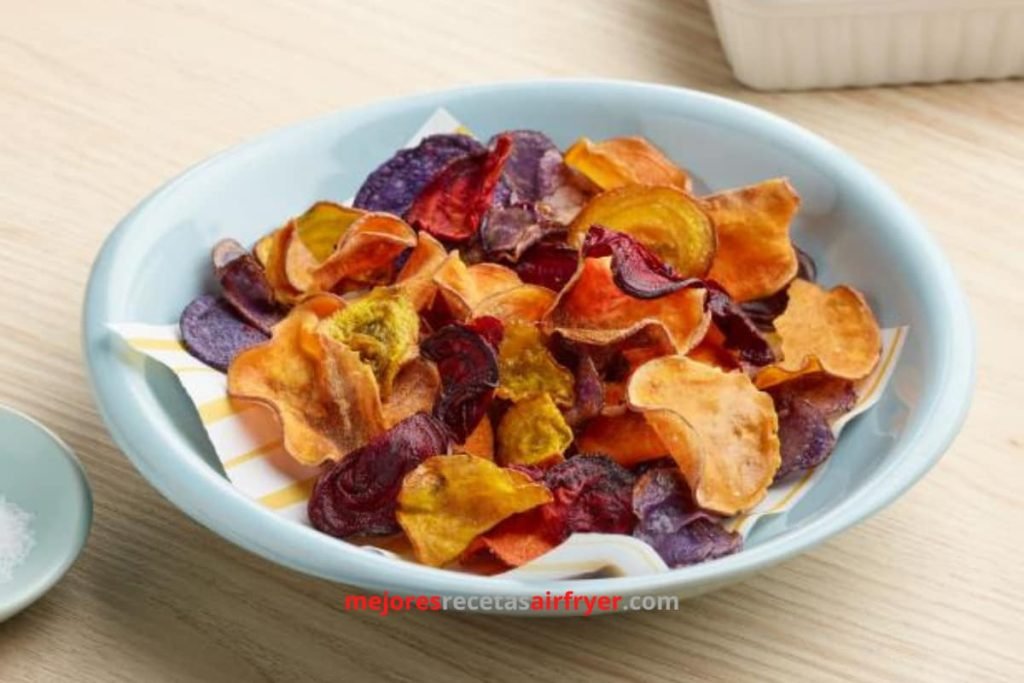 Cómo preparar Chips de Vegetales en la Freidora de Aire-2