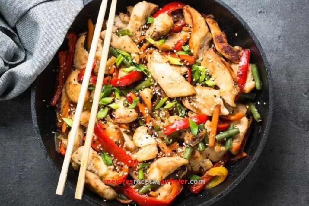 Cómo preparar Chop Suey de Cerdo en la Freidora de Aire