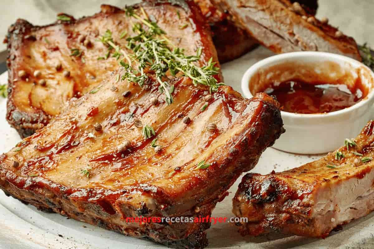 Cómo preparar Costillas de Cerdo en la Freidora de Aire-2