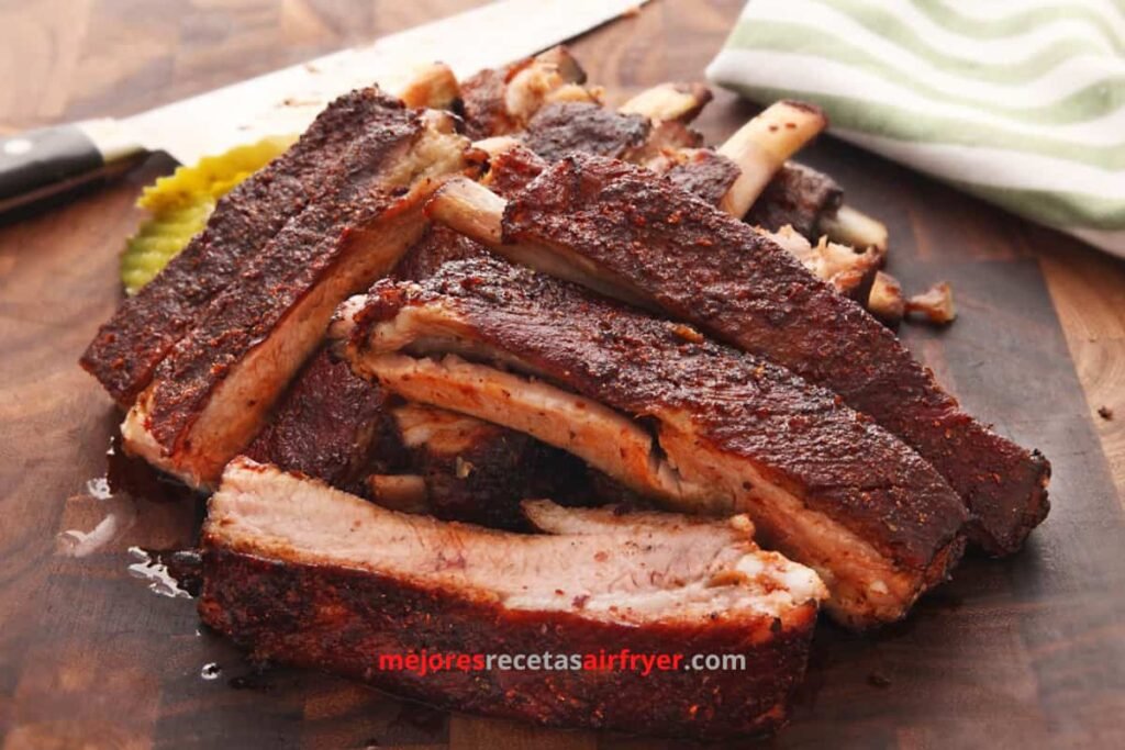 Cómo preparar Costillas de Cerdo en la Freidora de Aire-3