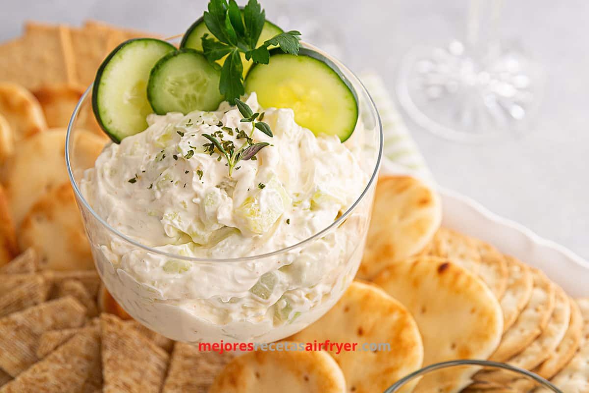 Aprende a Preparar Dip de Pepino 3 Cómo preparar Dip de Pepino-1