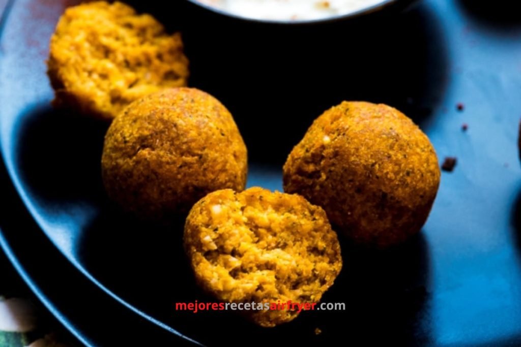 Cómo preparar Falafel de calabaza moscada en la Freidora de Aire-3