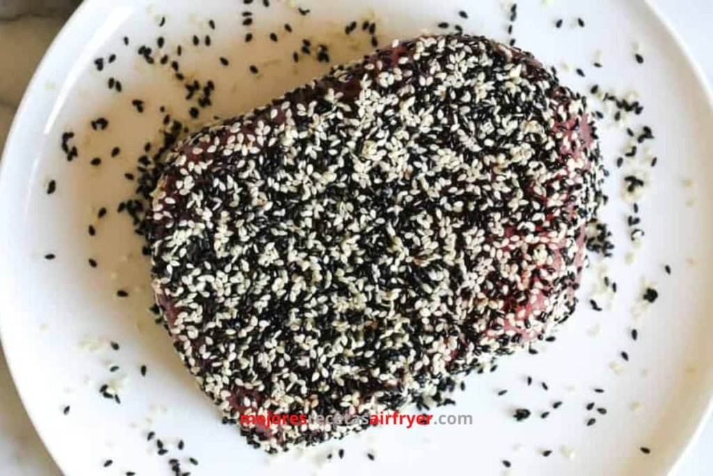 Cómo preparar Filete de Atún con Costra de Sésamo en la Freidora de Aire-2