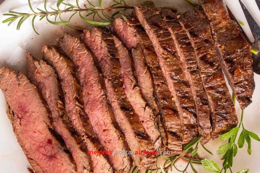 Cómo preparar Filete de flanco en la Freidora de Aire-2