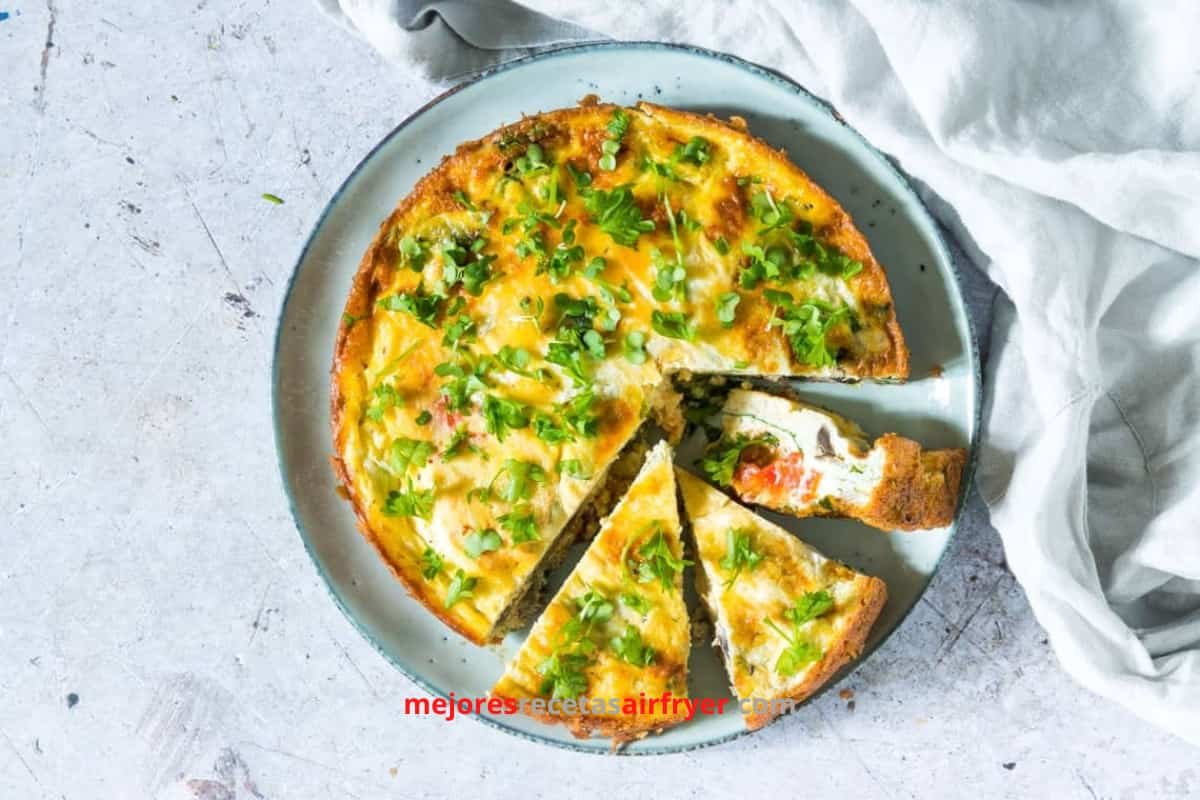 Cómo preparar Frittata para el Desayuno en la Freidora de Aire-2