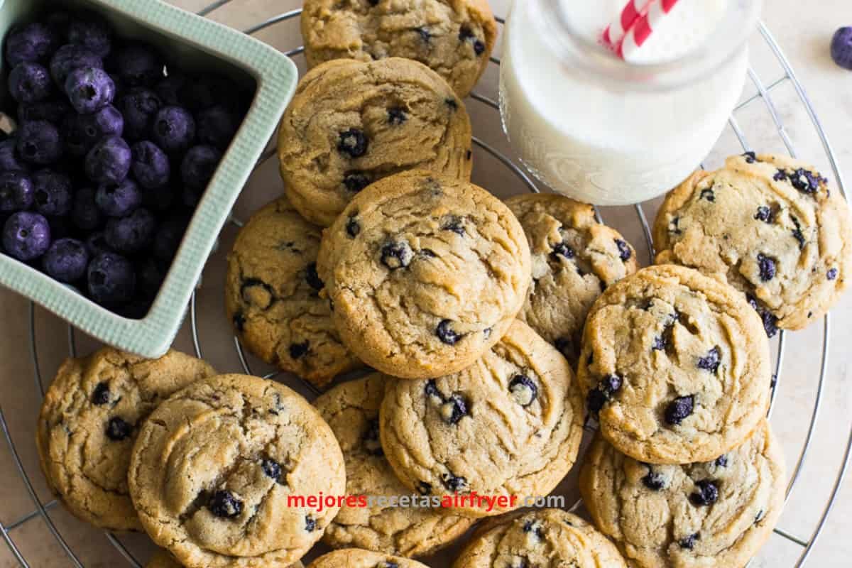 Galletas de Arándanos en la Freidora de Aire 2 Cómo preparar Galletas de Arándanos en la Freidora de Aire-1