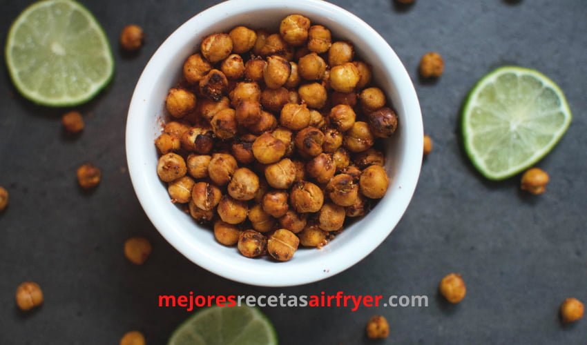 Garbanzos con chile y lima en la Freidora de Aire 2 Cómo preparar Garbanzos con chile y lima en la Freidora de Aire