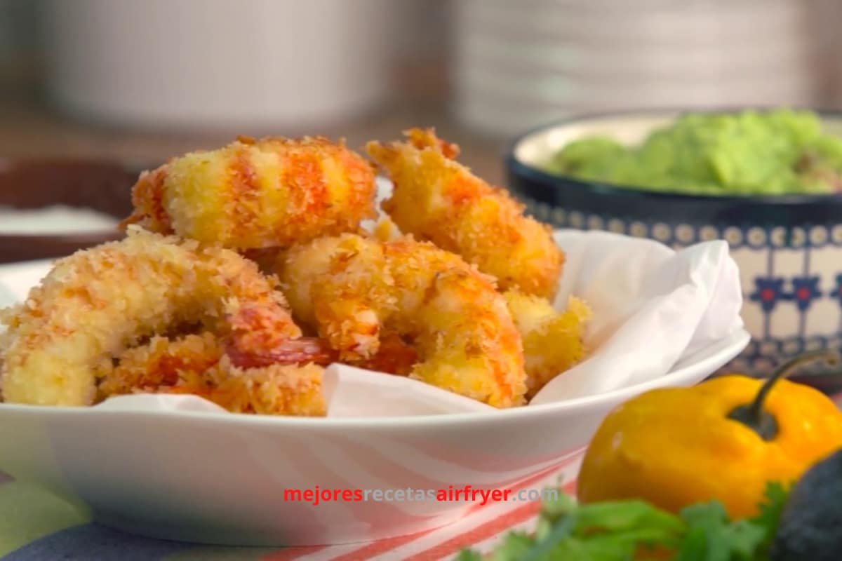 Cómo preparar Langostinos Apanados en la Freidora de Aire-2