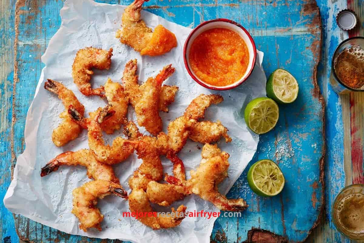 Cómo preparar Langostinos al Coco en la Freidora de Aire-1